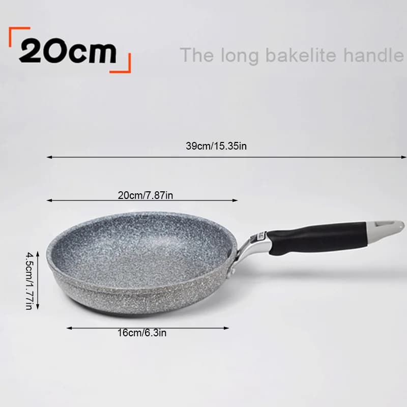 Patelnia styl japoński ryż - kamień non-stick