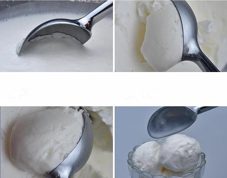 Łyżka ze stopu cynku - lody arbuz galaretki jogurt