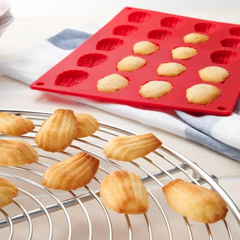 1PC DIY w kształcie muszli silikonowe formy do ciasta