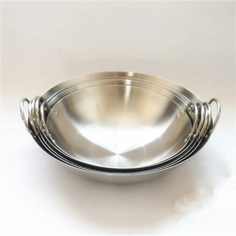 Tradycyjny wok 34/40cm podwójne ucho