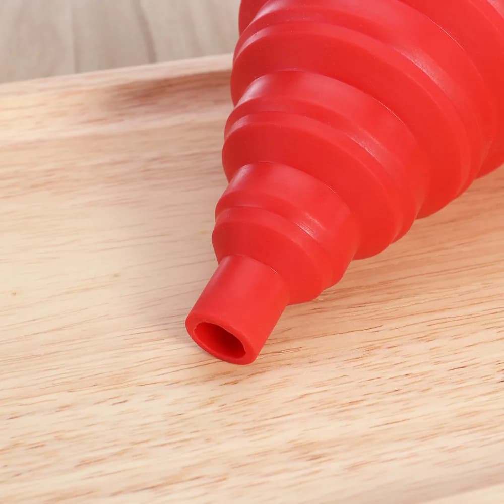 1PC silikonowy składany lejek spożywczy