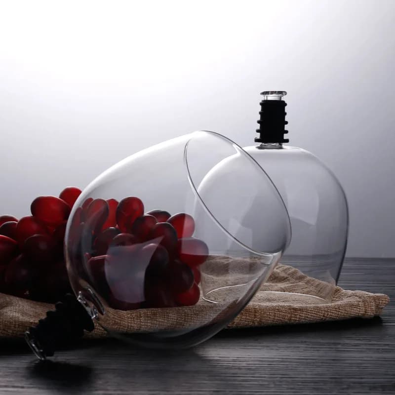 Butelka na Wino Topper - Napój Bezpośrednio z Butelki