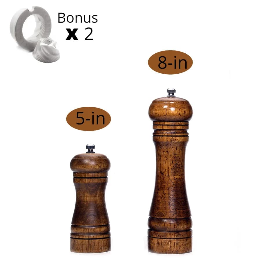 Młynek z litego drewna  5 "8" 10 "