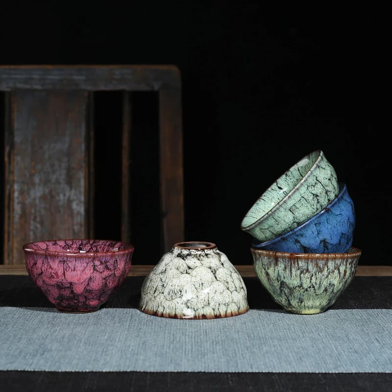 Ceramiczna Czarka Kung Fu do Herbaty – Glazurowana Pu’er Master Cup 120 ml