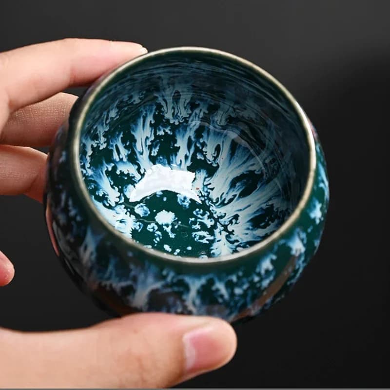 Zestaw Prezentowy Five Elements – Ceramiczne Czarki Kung-Fu, Wypał Zmienny