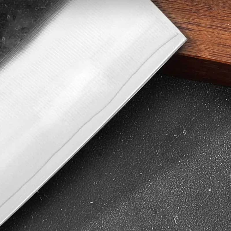 Ręcznie kuty tasak chiński 8" – stal 5Cr15MoV, nóż do mięsa i warzyw