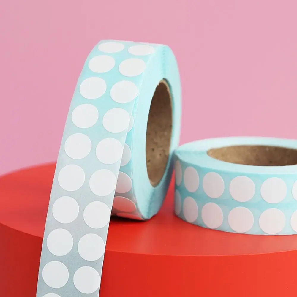 1000 pcs Paper Label Self Adhesive Sticky White Label Writable Name Stickers Blank Note Label Bar DIY Notebook Blank Label Print