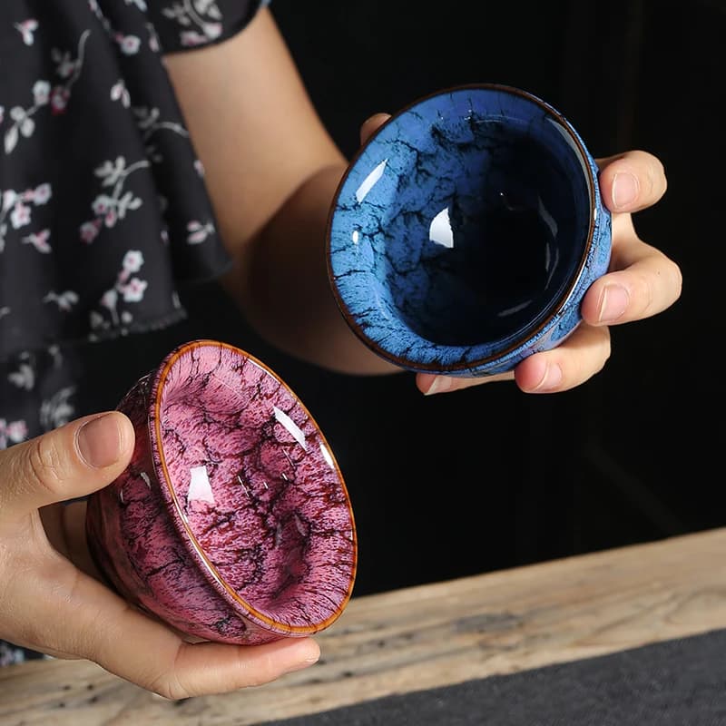 Ceramiczna Czarka Kung Fu do Herbaty – Glazurowana Pu’er Master Cup 120 ml