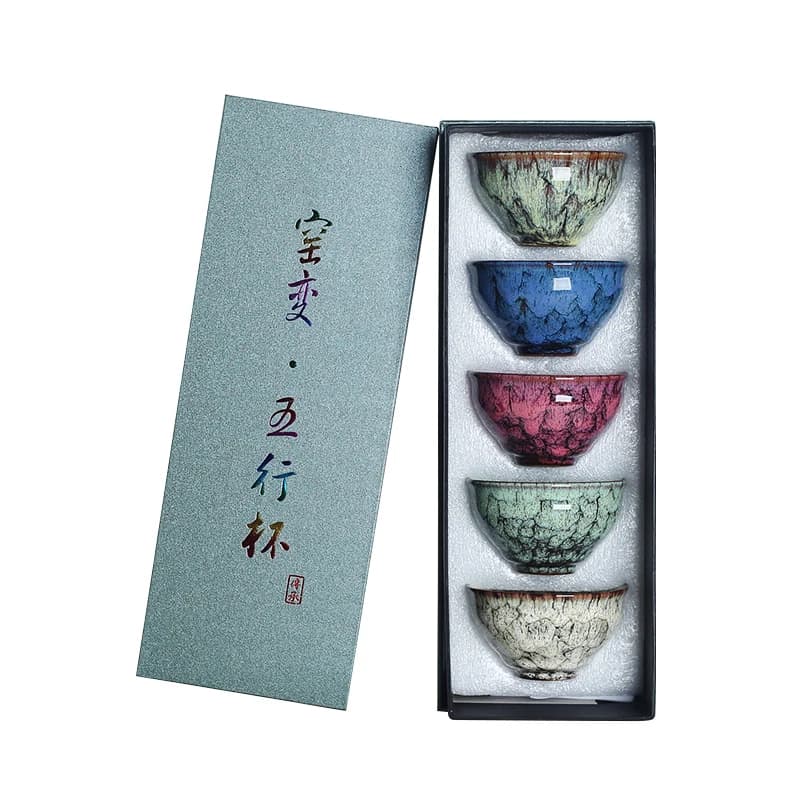 Ceramiczna Czarka Kung Fu do Herbaty – Glazurowana Pu’er Master Cup 120 ml