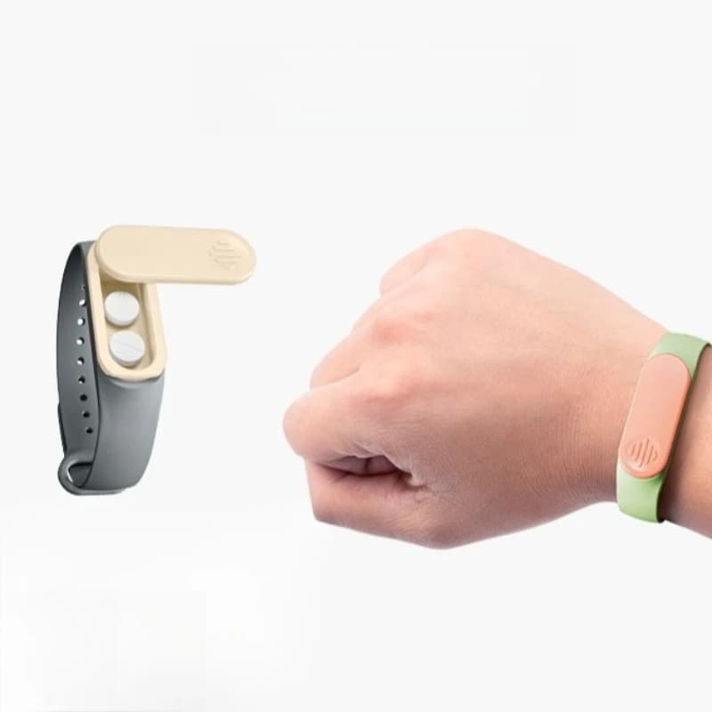 Opaska na Nadgarstek – Przenośny Organizer na Leki z Obrotem 360°