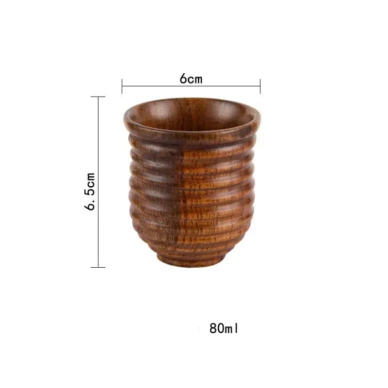 Japoński styl drewnianych kubków – ręcznie robione, naturalne, wielofunkcyjne