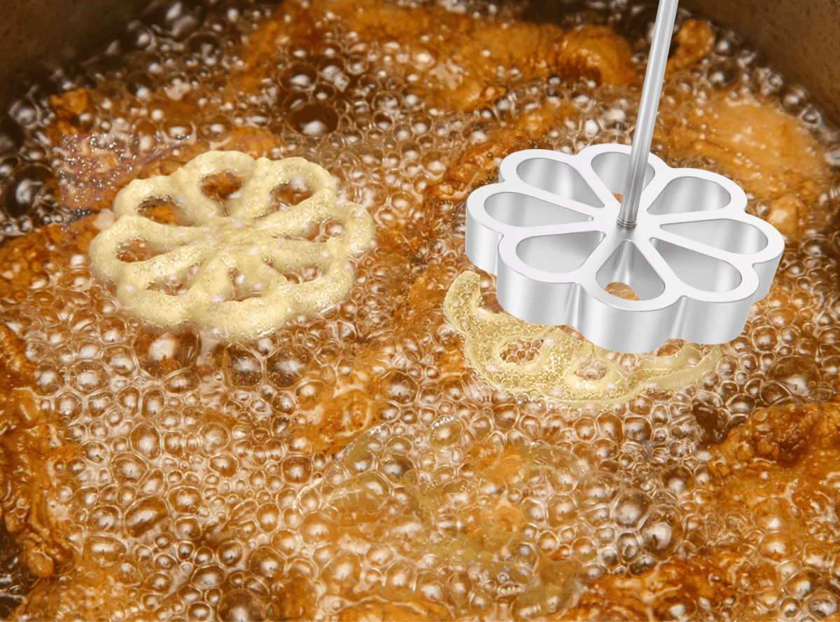 Zestaw foremek do wafli i rozetek z aluminium