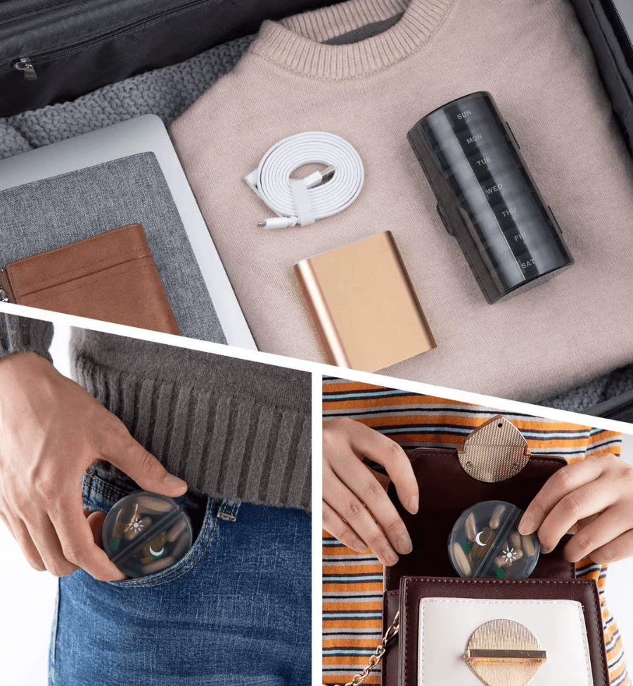 Przenośny pojemnik na leki 7 dni