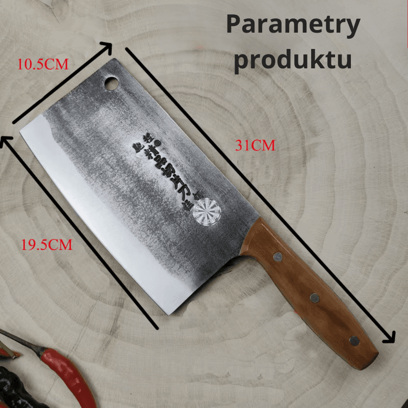 Tradycyjny Ręcznie Kuty Chiński Nóż Kuchenny – połączenie sztuki i funkcjonalności